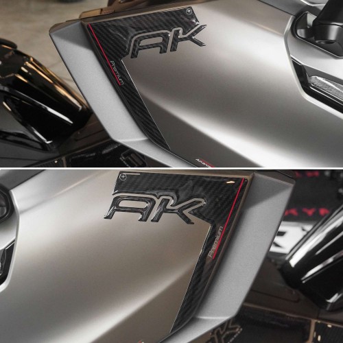Adesivi Protezioni laterali paraspigoli compatibili con Kymco Ak550 Premium